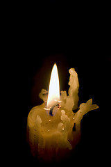 Image showing Melted Candle Stick