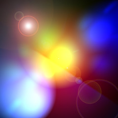 Image showing rainbow lens flare