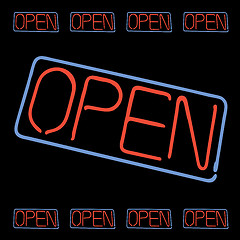 Image showing Neon Open Sign