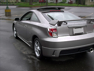 Image showing Silver Celica rear