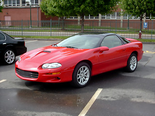 Image showing Red Chevrolet Camaro