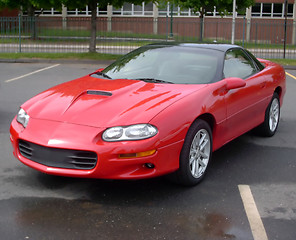 Image showing Hot Red Car