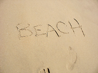 Image showing Beach Sand