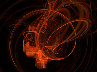 Image showing orange fractal