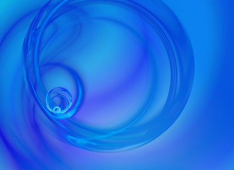 Image showing Abstract Liquid Swirl