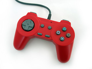 Image showing red gamepad