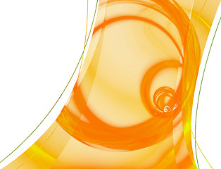 Image showing Abstract Orange Layout