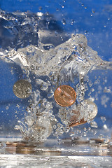 Image showing Money in Water