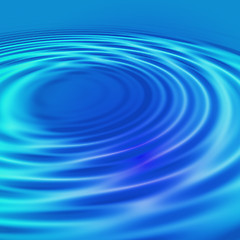 Image showing Lots of Blue Water Ripples 