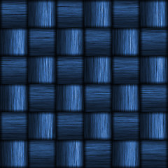 Image showing Blue Carbon Fiber