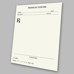 Image showing prescription pad