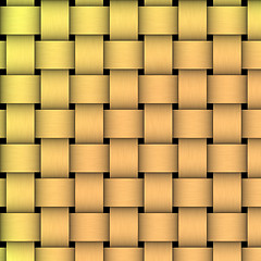 Image showing Golden Basket Weave