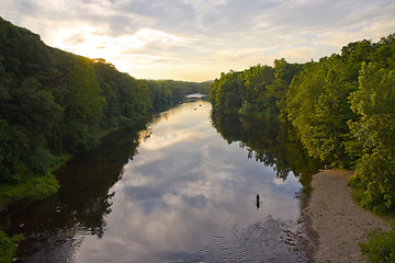 Image showing The River at Sunset