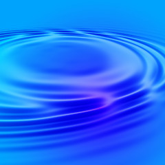 Image showing gentle blue water ripple