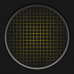 Image showing Yellow Radar Grid