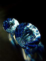 Image showing Blue Diamonds