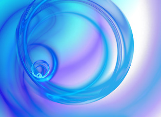 Image showing Abstract Liquid Swirl