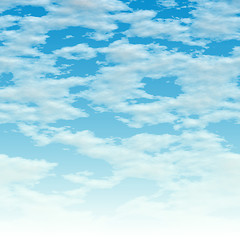 Image showing clouds over blue