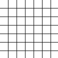 Image showing Large Black Grid on White