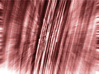 Image showing red matrix zoom blur