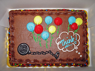 Image showing ball and chain cake