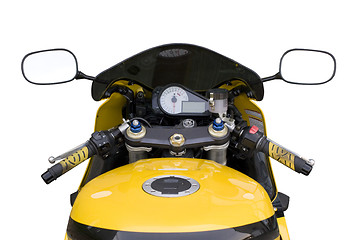 Image showing Motorcycle Cockpit