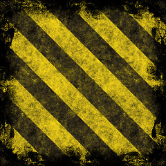 Image showing Hazard Stripes