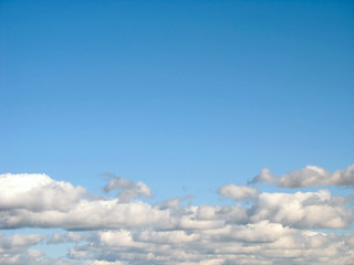 Image showing Blue Sky and Clouds