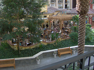 Image showing tropical restaurant and cafe