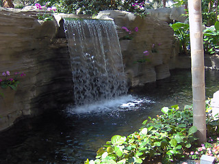 Image showing Beatiful Mini Waterfall