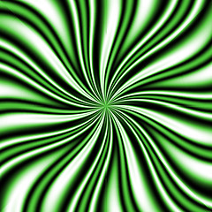 Image showing Green Swirly Vortex