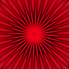 Image showing Red Burst