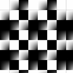 Image showing Abstract 3d Checkerboard
