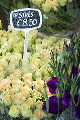 Image showing Amsterdam flower market