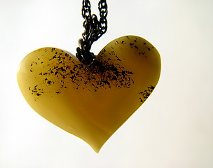 Image showing Amber heart 1