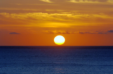 Image showing Ocean Sunrise