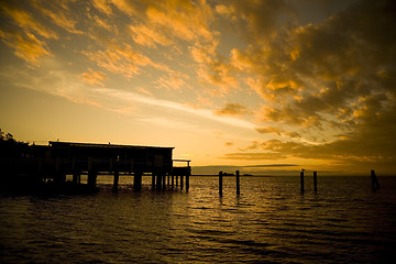 Image showing Beach Sunset