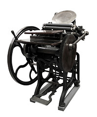 Image showing antique letterpress from 1888