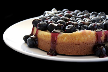 Image showing blueberry cheesecake