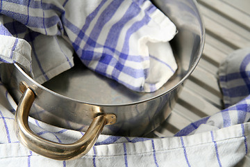 Image showing Dish washing