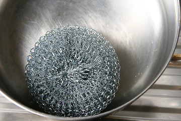 Image showing Dish washing 