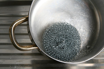 Image showing Dish washing 