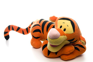 Image showing stuffed animal tiger toy