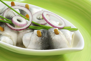 Image showing Rolled herring