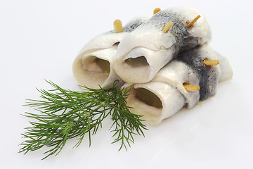 Image showing Rolled herring