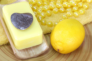 Image showing Lemon soap