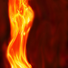 Image showing abstract female flames