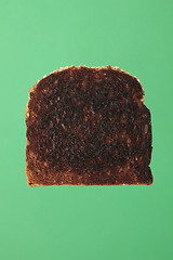 Image showing Burned toast