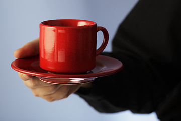 Image showing Red cup