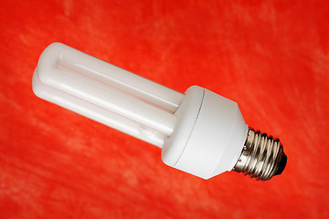 Image showing Fluorescent bulb